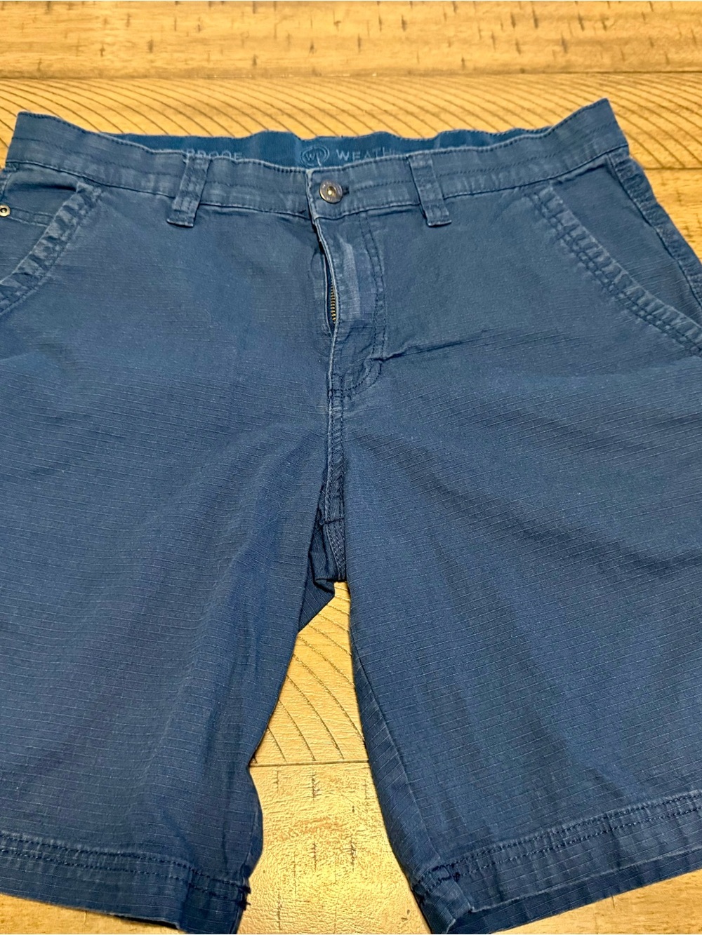 Weatherproof Navy Blue Men’s Flat Front Shorts